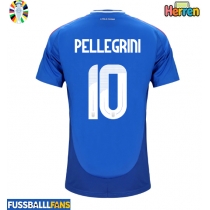 Italien Lorenzo Pellegrini #10 Heimtrikot EM 2024 Kurzarm